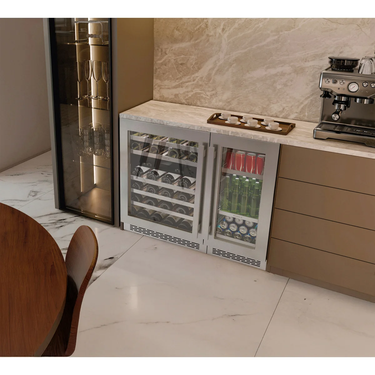 Adega Tramontina Senses Dual Zone T smart para 45 Garrafas