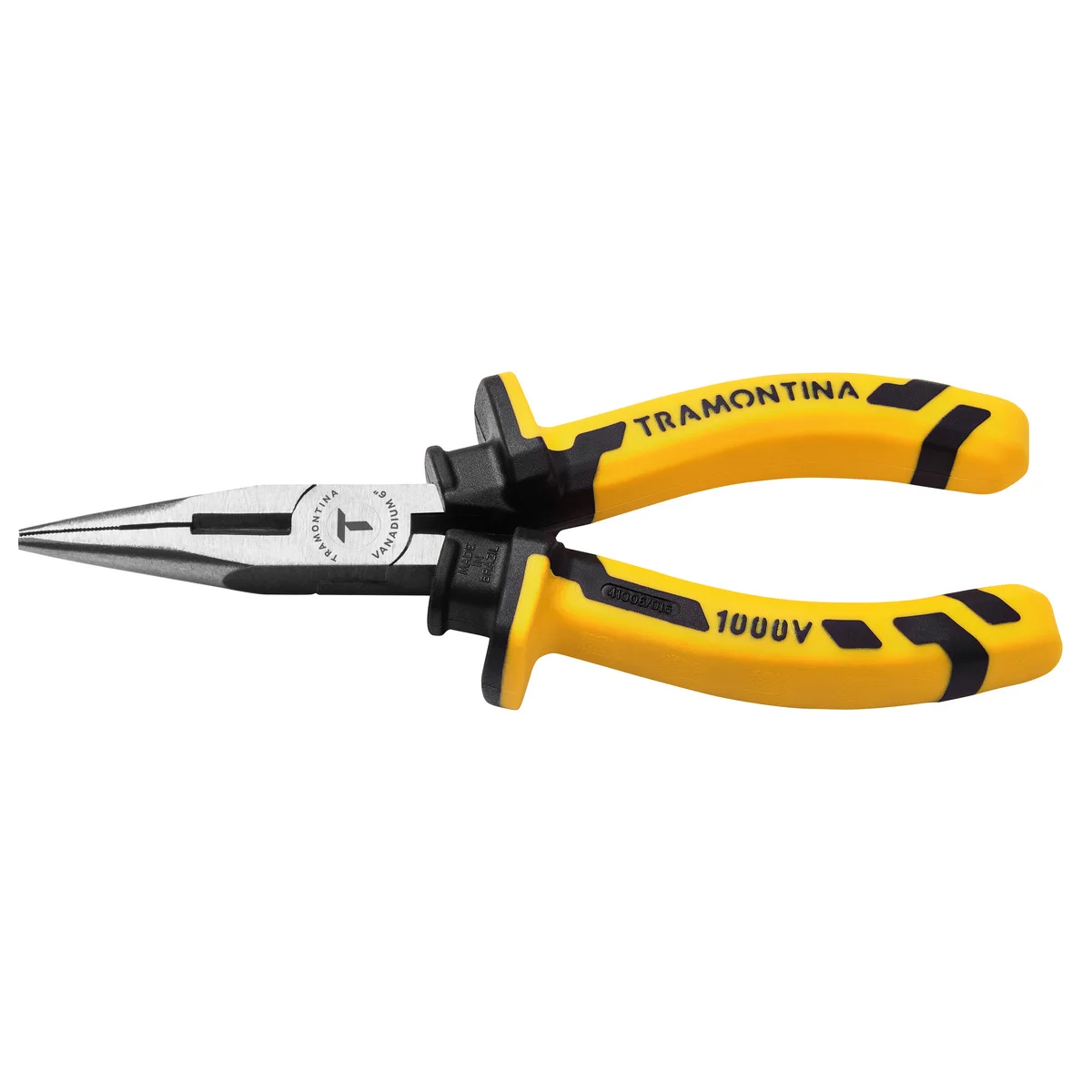 Alicate Bico Meia Cana 6" Isolado Tramontina MASTER com Empunhadura Dupla Injeção