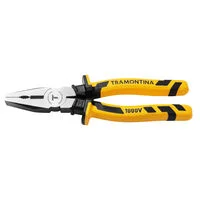 Alicate Universal 8" Isolado Tramontina MASTER em Aço Especial com Empunhadura Dupla Injeção