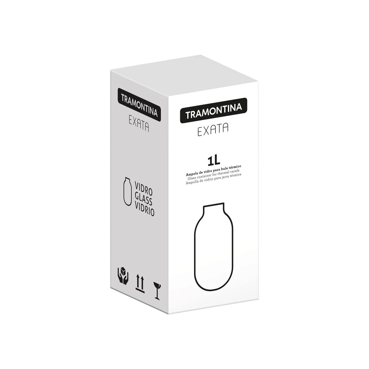 Ampola de Vidro Tramontina Exata para Bule Térmico em Aço Inox 1 L