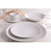 Aparelho de Jantar Tramontina Anna em Porcelana Decorada 20 Peças