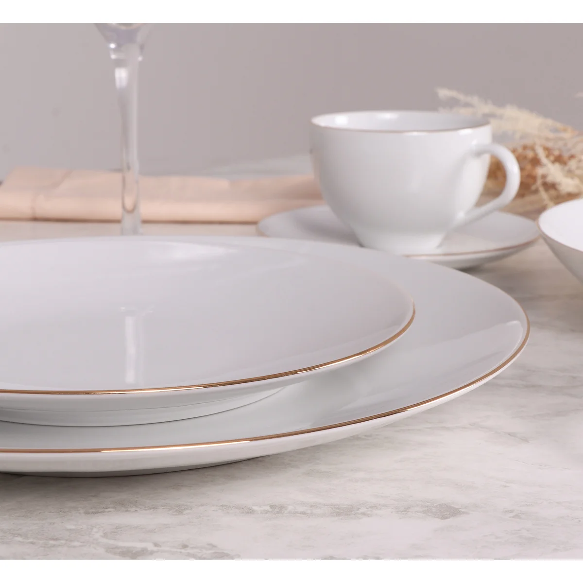 Aparelho de Jantar Tramontina Anna em Porcelana Decorada 20 Peças