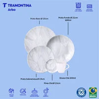 Aparelho de Jantar Tramontina Arbo em Porcelana Decorada 20 Peças