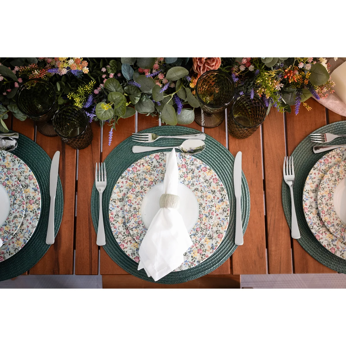 Aparelho de Jantar Tramontina Dalina em Porcelana Decorada 20 Peças