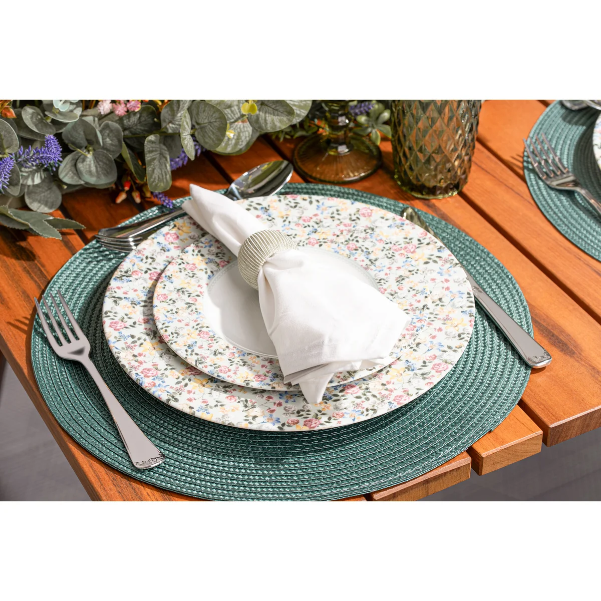 Aparelho de Jantar Tramontina Dalina em Porcelana Decorada 20 Peças