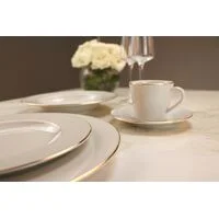 Aparelho de Jantar Tramontina Elisa em Porcelana Decorada 30 Peças