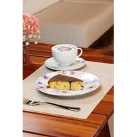Aparelho de Jantar Tramontina Floratta em Porcelana Decorada 20 Peças