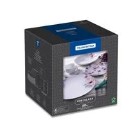 Aparelho de Jantar Tramontina Floratta em Porcelana Decorada 30 Peças