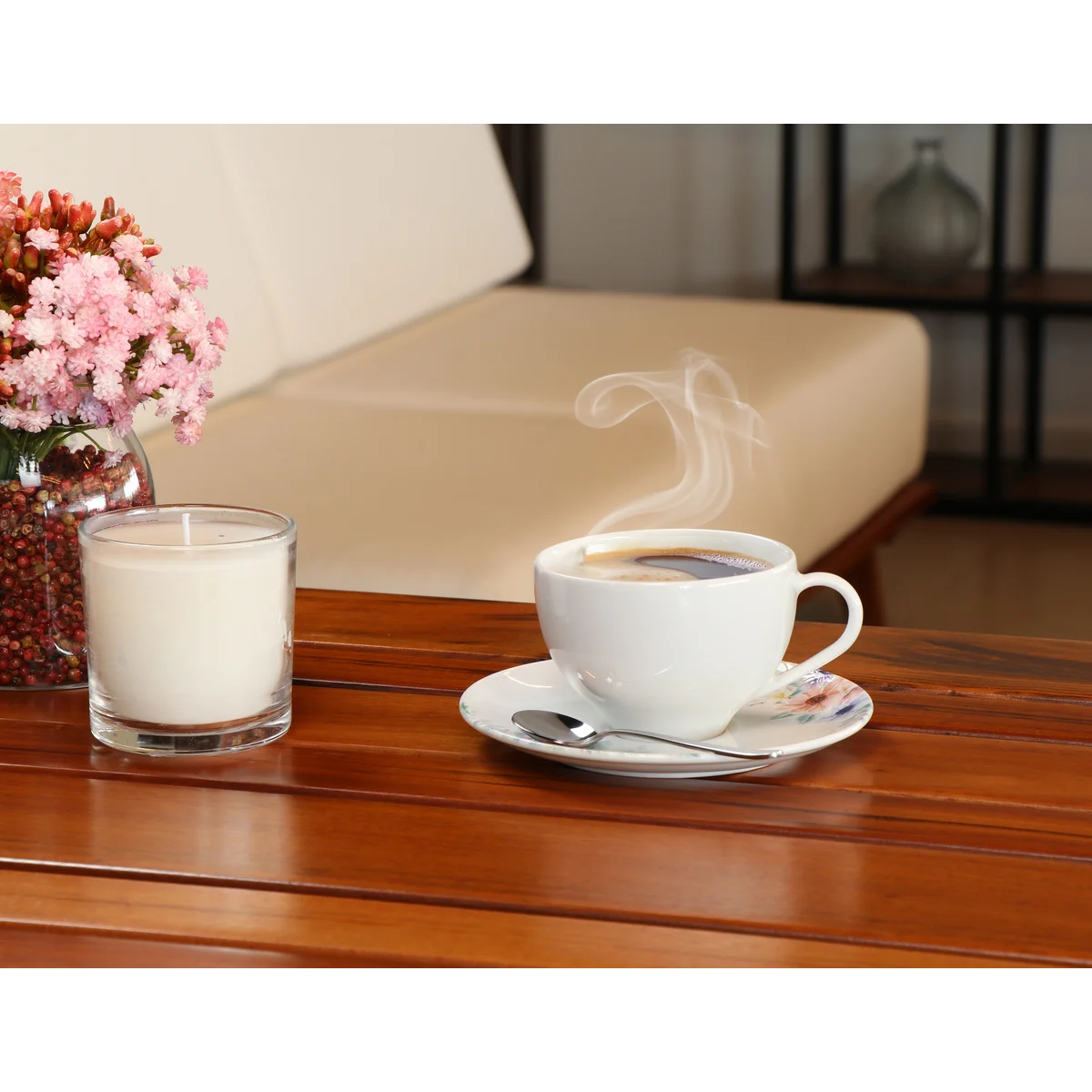 Aparelho de Jantar Tramontina Floratta em Porcelana Decorada 30 Peças