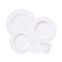 Aparelho de Jantar Tramontina Ingrid em Porcelana Decorada 30 Peças