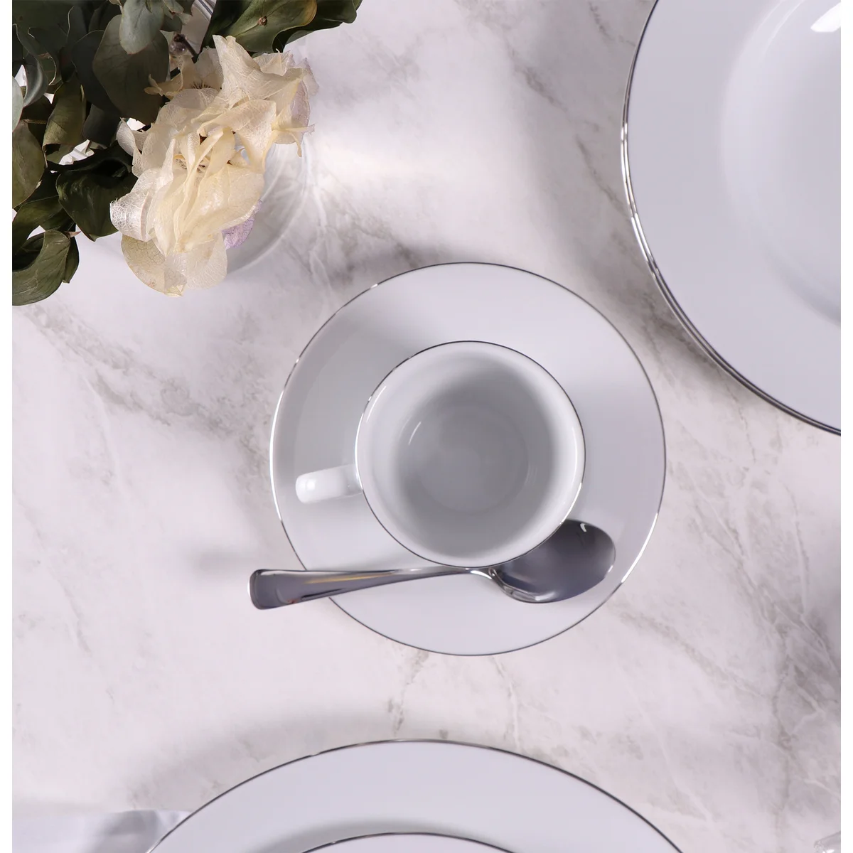 Aparelho de Jantar Tramontina Joana em Porcelana Decorada 30 Peças