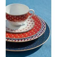Aparelho de Jantar Tramontina Lazuli em Porcelana Decorada 30 Peças