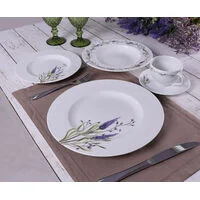 Aparelho de Jantar Tramontina Lilla em Porcelana Decorada 20 Peças