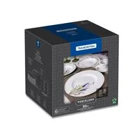 Aparelho de Jantar Tramontina Lilla em Porcelana Decorada 30 Peças