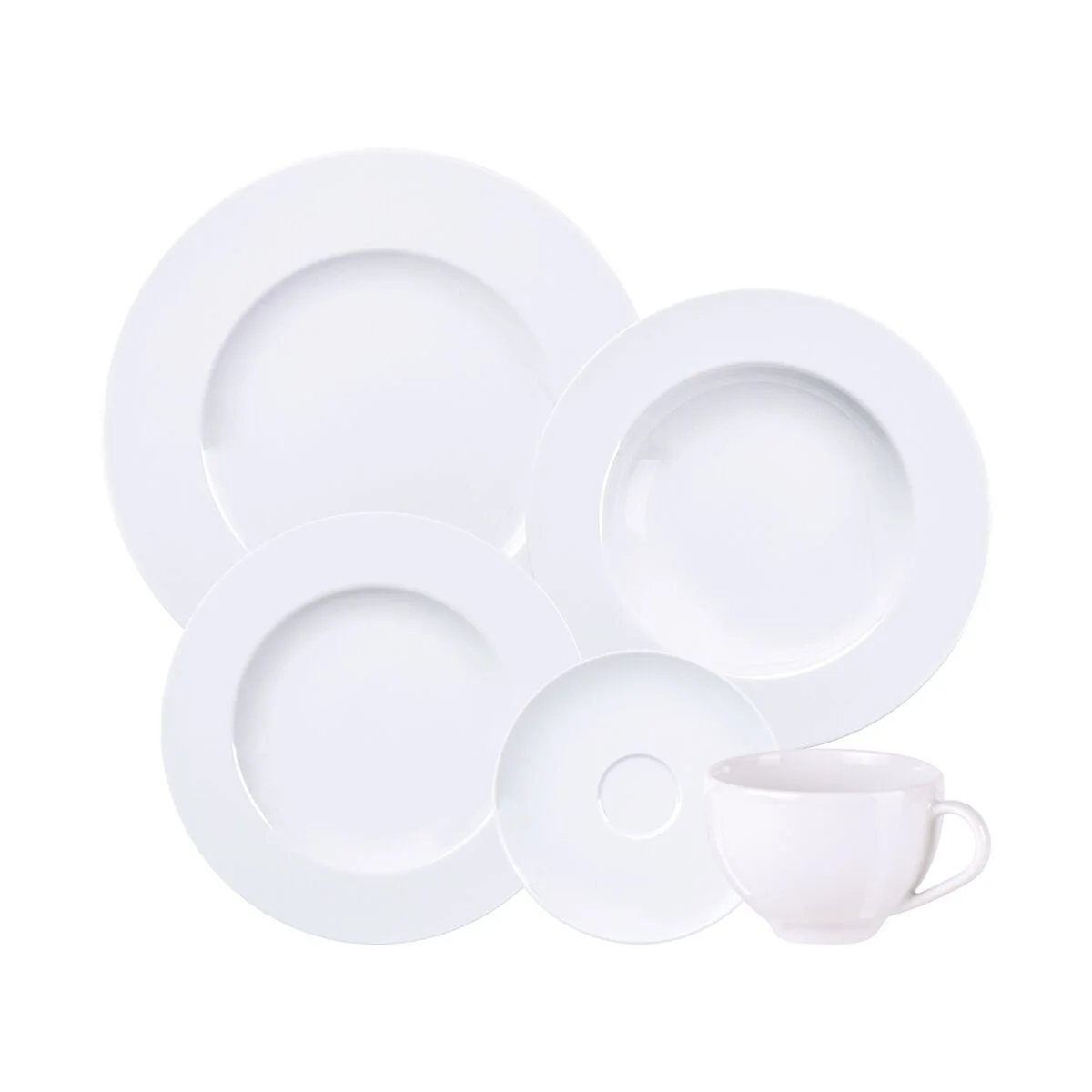 Aparelho de Jantar Tramontina Maria Augusta em Porcelana 20 Peças