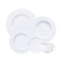 Aparelho de Jantar Tramontina Maria Augusta em Porcelana 20 Peças