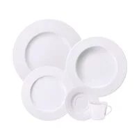 Aparelho de Jantar Tramontina Mesh em Porcelana Decorada 20 Peças