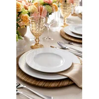 Aparelho de Jantar Tramontina Mesh em Porcelana Decorada 20 Peças