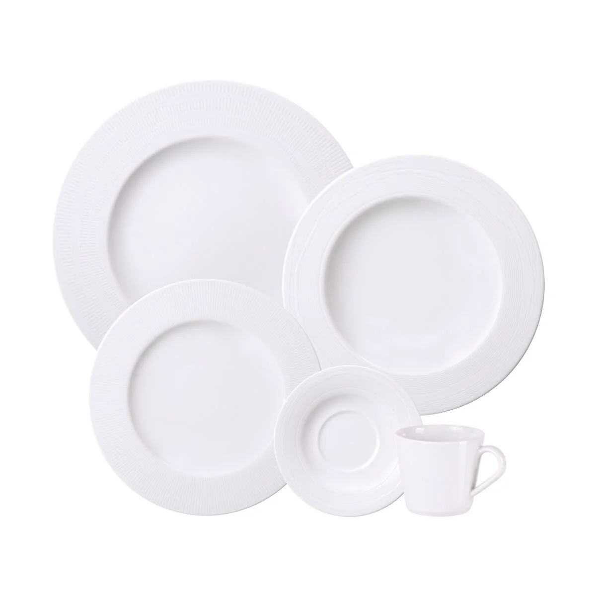 Aparelho de Jantar Tramontina Nexus em Porcelana Decorada 20 Peças