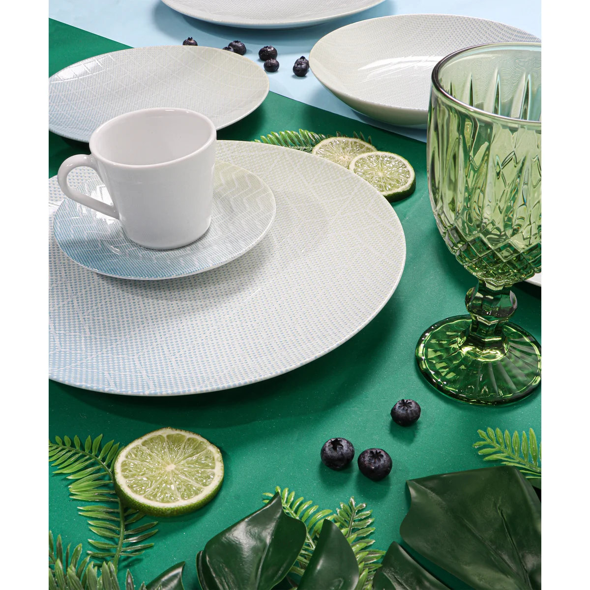 Aparelho de Jantar Tramontina Polaris em Porcelana Decorada 20 Peças