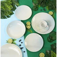Aparelho de Jantar Tramontina Polaris em Porcelana Decorada 20 Peças