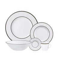 Aparelho de Jantar Tramontina Sidney em Porcelana 20 Peças
