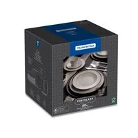 Aparelho de Jantar Tramontina Sienna em Porcelana Decorada 30 Peças