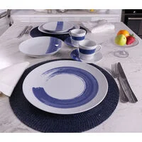 Aparelho de Jantar Tramontina Soho em Porcelana Decorada 30 Peças