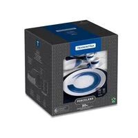 Aparelho de Jantar Tramontina Soho em Porcelana Decorada 30 Peças