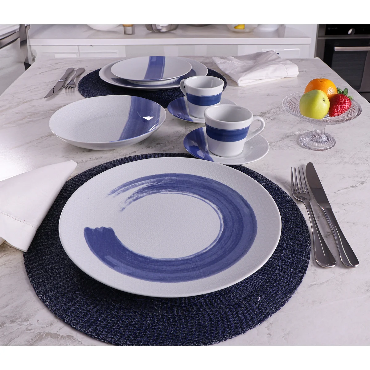 Aparelho de Jantar Tramontina Soho em Porcelana Decorada 30 Peças