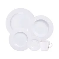 Aparelho de Jantar Tramontina Vibrare em Porcelana Decorada 20 Peças