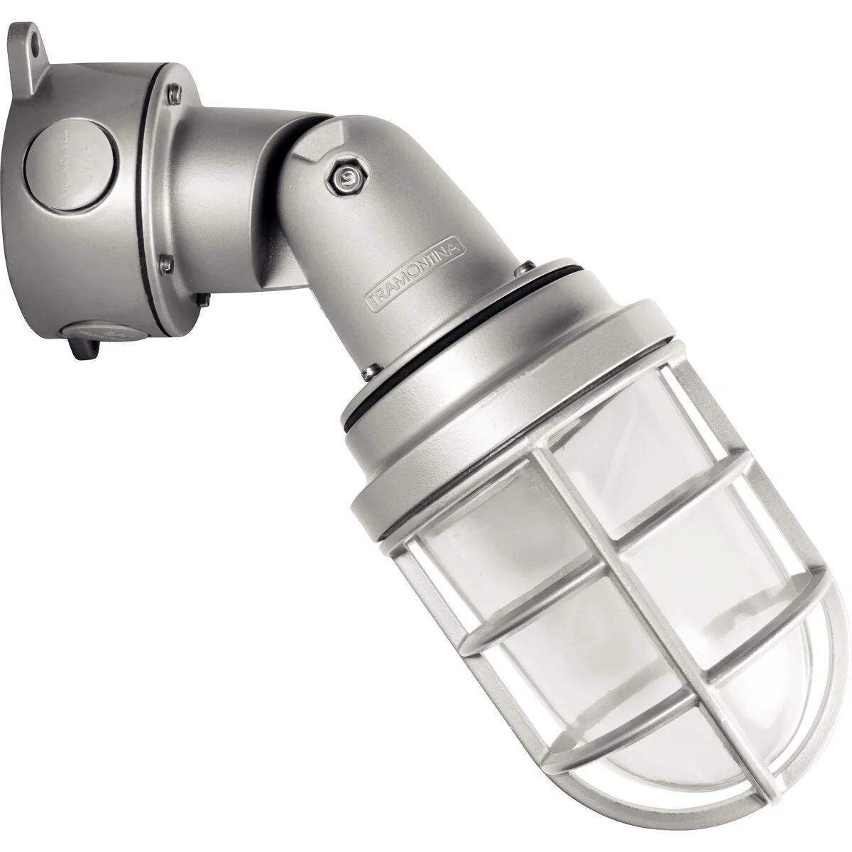 Arandela Articular Blindada 300 W Tramontina em Alumínio com Soquete E-40