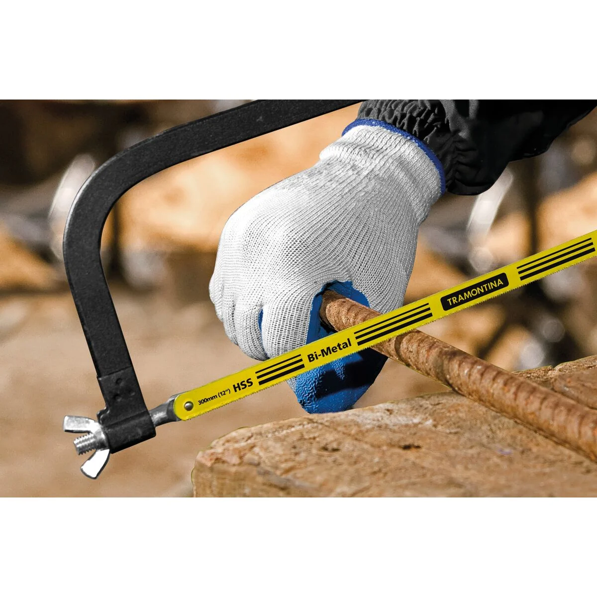Arco de Serra Fixo 12" Tramontina MASTER em Aço Carbono com Cabo Injetado