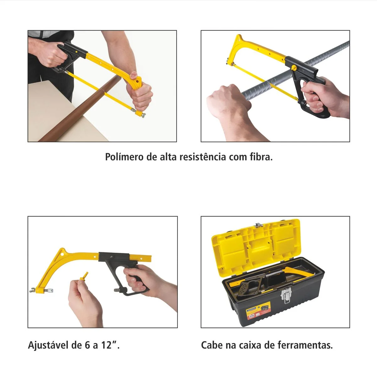 Arco de Serra Regulável 12" Tramontina MASTER Injetado em Polímero Reforçado