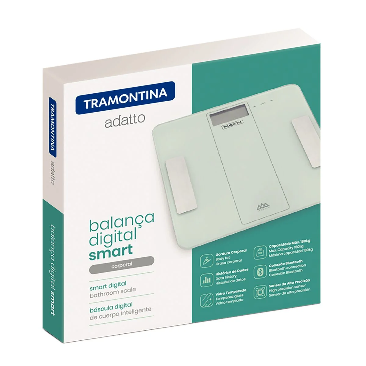 Balança Digital de Bioimpedância Smart Tramontina Adatto Corporal