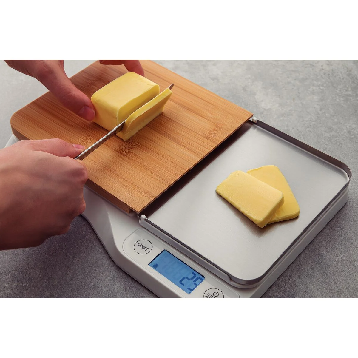 Balança Digital para Cozinha Tramontina Adatto com Tábua de Corte
