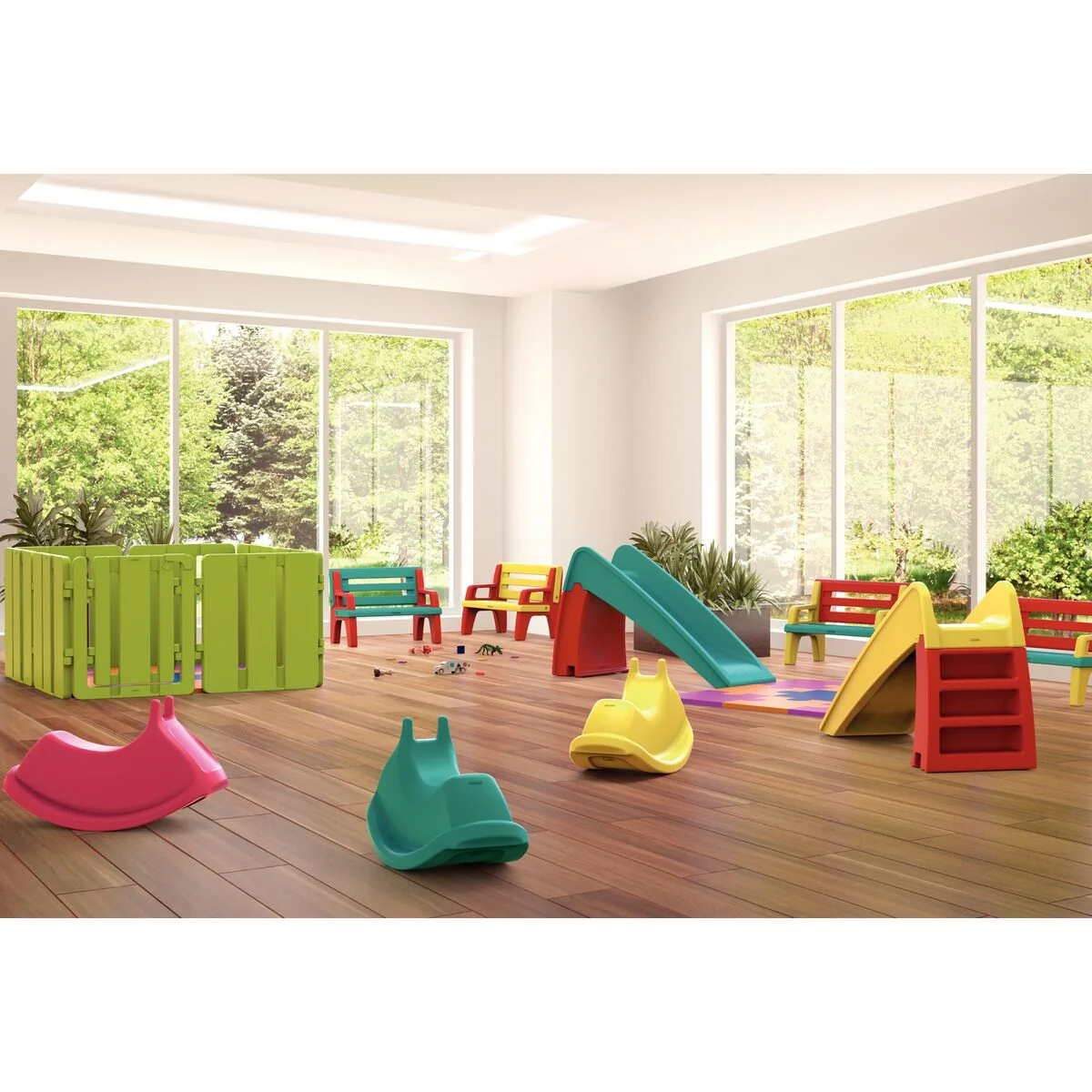 Banco Infantil Tramontina Pause em Polietileno Colorido