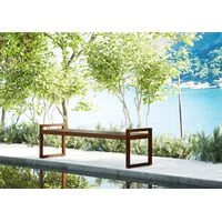 Banco de Madeira Tramontina Lanati em Madeira Jatobá sem Encosto 130 cm FSC
