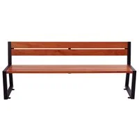 Banco de Madeira Tramontina Urban Highline em Madeira Garapeira com Acabamento Ecoclear e Encosto 190 cm em FSC