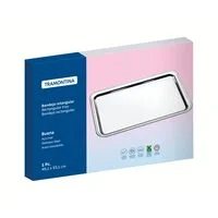 Bandeja Retangular Tramontina Buena em Aço Inox 49x33 cm