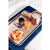 Bandeja Retangular Tramontina Buena em Aço Inox 49x33 cm