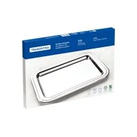 Bandeja Retangular Tramontina Ciclo em Aço Inox 42x30 cm