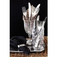 Bandeja Tramontina Classic Retangular em Aço Inox com Alças 42 x 29 cm