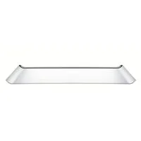 Bandeja Tramontina Quadrata Retangular em Aço Inox Alto Brilho 38x17 cm