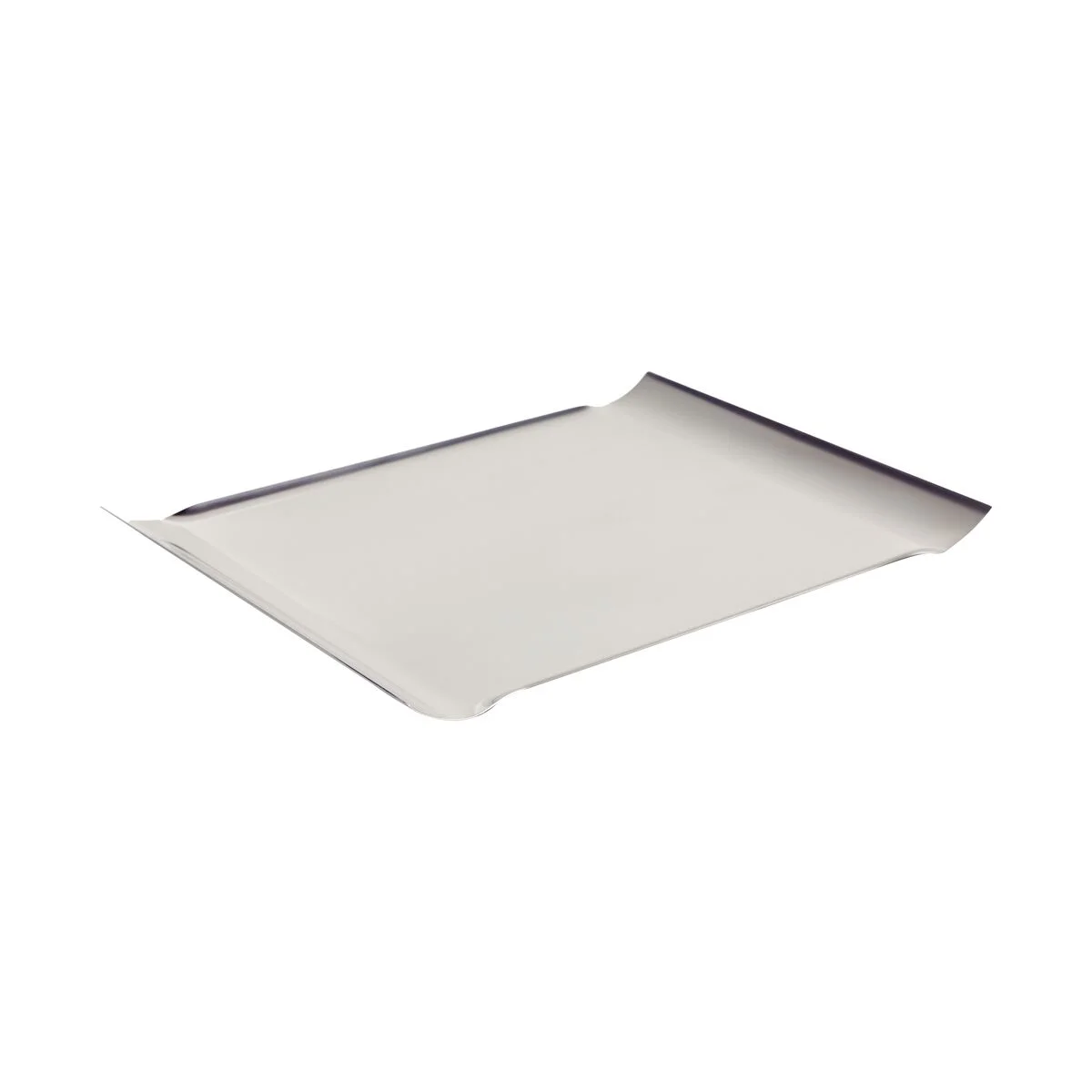 Bandeja Tramontina Quadrata Retangular em Aço Inox Alto Brilho 57 x 32 cm