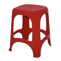 Banqueta Tramontina Niterói ECO em Polipropileno Vermelho