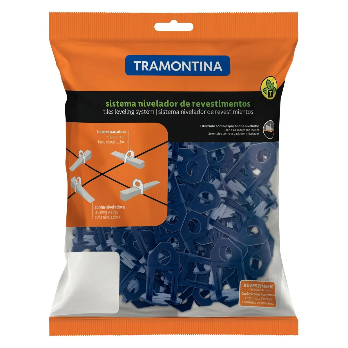 Base Espaçadora Plástica Tramontina Estreita Eco 5 mm (Saco com 100 un.)