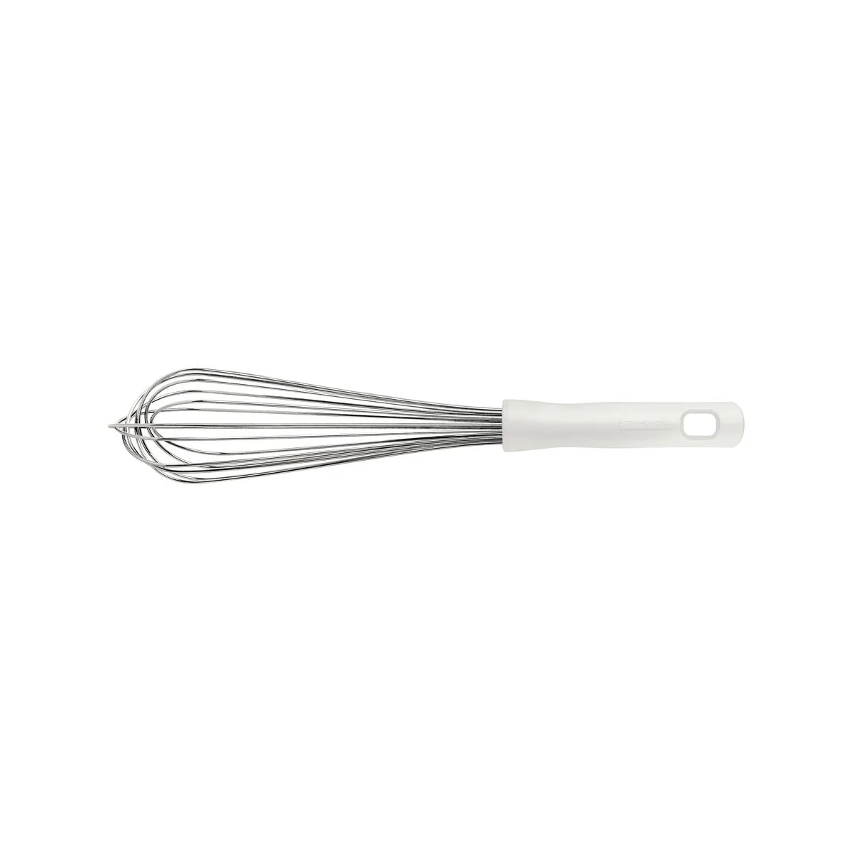 Batedor Manual Tramontina Profissional Master em Aço Inox com Cabo em Polipropileno Branco 35 cm