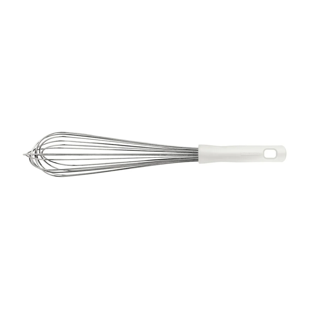 Batedor Manual Tramontina Profissional Master em Aço Inox com Cabo em Polipropileno Branco 40 cm