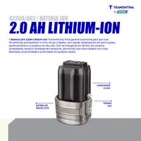 Bateria 16V 2,0Ah Lithium-Ion Tramontina by Total